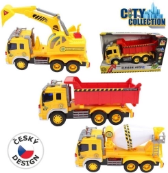 Κατασκευαστικό όχημα City Collection με μπαταρίες με ήχο και φως