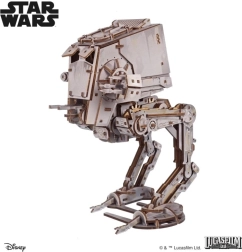 Ugears 3D ξύλινο μηχανικό παζλ AT-ST περπατητή STAR WARS 1:36