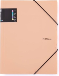 Φάκελος με λάστιχο A4 βερίκοκο PASTELINI