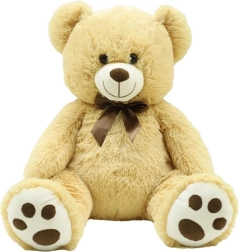 STEPPOS λούτρινο αρκουδάκι ανοιχτό καφέ 60 εκ.