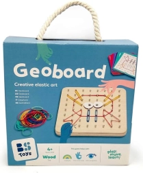Ξύλινη πλακέτα για δημιουργικό παιχνίδι - Geoboard B. Toys