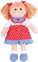 Υφασμάτινη κούκλα Emily 34 cm