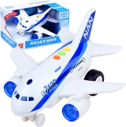 Διαδραστικό επιβατικό αεροπλάνο με φώτα και ήχους, τριβική κίνηση 1:200