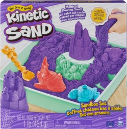 Kinetic Sand – σετ sandbox μωβ