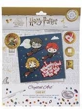 Crystal Art καρτ ποστάλ Harry Potter Flying High 18 × 18 cm
