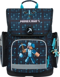 Σχολική τσάντα Baagl Ergo Minecraft Blue Axe