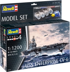 Revell Model Set USS ENTERPRISE CV-6 1:1200 – πλαστικό μοντέλο αεροπλανοφόρου