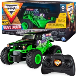 Τηλεκατευθυνόμενο αυτοκίνητο Monster Jam GRAVE DIGGER 1:24