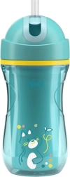 Chicco θερμομονωτικό αθλητικό κύπελλο με καλαμάκι teal 266 ml, 14μ+