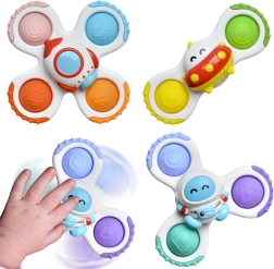 Woopie σετ παιδικών spinner - Πύραυλος, Αστροναύτης, UFO