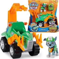 Paw Patrol Rocky Dino Rescue – φιγούρα, μεγάλο όχημα και δεινόσαυρος-έκπληξη