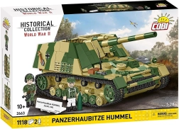 Σετ κατασκευής COBI Panzerhaubitze HUMMEL – αυτοκινούμενο οβιδοβόλο 1:28, 1118 τεμάχια