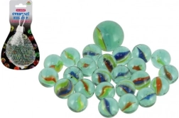 Γυάλινες μπίλιες για παιχνίδι σε δίχτυ – μίξη μεγεθών