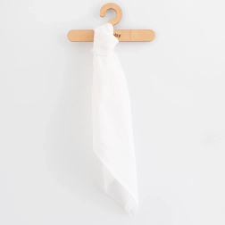 Υφασμάτινες βαμβακερές πάνες New Baby STANDARD 80 × 80 cm, 10 τεμ., λευκές