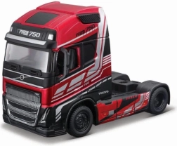 Μεταλλικό μοντέλο φορτηγού Volvo FH16 Globetrotter 750 XXL 1:43 από την Bburago – κόκκινο