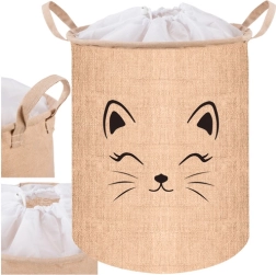 Υφασμάτινο καλάθι για παιχνίδια και ρούχα με καπάκι 35 l KRUZZEL