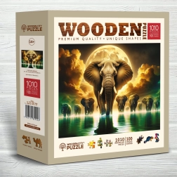Wooden City ξύλινο παζλ Όνειρα Ελέφαντα 1010 κομμάτια