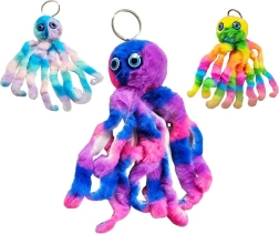 Λούτρινο μπρελόκ χταπόδι 18 cm