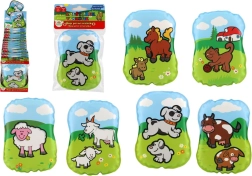 Σφυριχτό μαξιλαράκι Τα πρώτα μου ζωάκια 12 × 9 × 2 εκ.