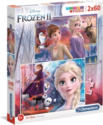 Clementoni παζλ Supercolor 2×60 FROZEN II