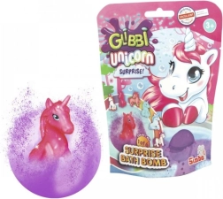 Glibbi μονόκερος αφρίζουσα βόμβα μπάνιου με έκπληξη