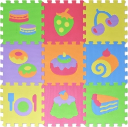 Αφρώδες παζλ Φαγητό 28 × 28 cm