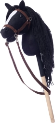 Hobby horse σε κοντάρι HoppiHorse - μαύρο