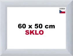 Αλουμινένια κορνίζα για παζλ 60 × 50 cm – ασημί Alaska