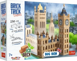 Κατασκευαστικό σετ από αληθινά τούβλα TREFL Brick Trick Travel – Big Ben, 290 κομμάτια