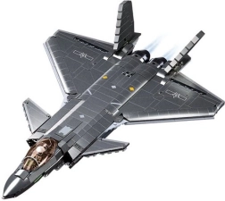Sluban Army αόρατο μαχητικό αεροσκάφος stealth J-20 με μεταλλική επιφάνεια – σετ κατασκευής