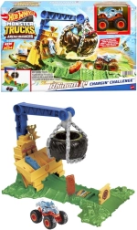 Hot Wheels Monster Trucks Arena Smashers Rhinomite – πρόκληση με ελαστικό σύγκρουσης