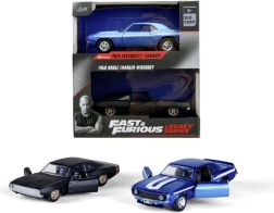 Fast & Furious – διπλή συσκευασία Chevrolet Camaro 1969 και Dodge Charger Wide Body 1968 1:32