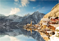 Educa Παζλ Χειμώνας στο Hallstatt 1500 κομμάτια