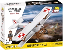 Κατασκευαστικό σετ αεροσκάφους Nieuport 17 C.1 – ιστορικό διπλάνο σε πολωνικά χρώματα (1:32)