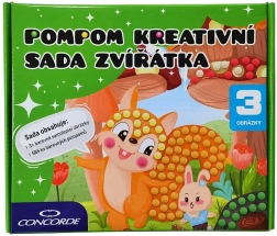 Δημιουργικό σετ με πομ πομ – ζωάκια
