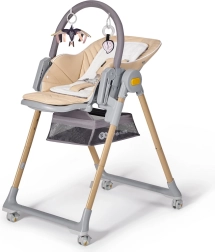 Καρεκλάκι φαγητού και ρηλάξ 2 σε 1 KINDERKRAFT Lastree Wood Premium