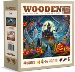Ξύλινο παζλ WOODEN CITY κάστρο Halloween 1010 κομμάτια