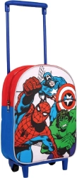 Cerdá παιδικό ταξιδιωτικό σακίδιο με ροδάκια Avengers 29 cm