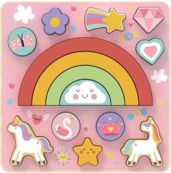 Ισορροπιακό παζλ Μονόκερος 2 σε 1