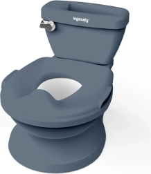 Παιδική τουαλέτα Ingenuity My Size με ήχο, γκρι