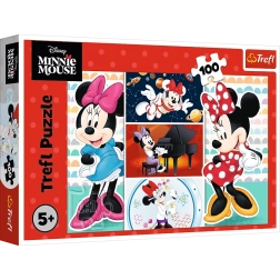 Παζλ 100 κομματιών Διασκεδαστική MINNIE DISNEY από την Trefl
