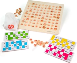 Παραδοσιακό ξύλινο παιχνίδι Bingo για παιδιά Bigjigs Toys