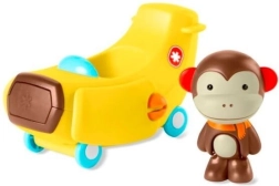 Skip Hop Zoo παιχνίδι αεροπλάνο μπανάνα 2σε1 με μαϊμουδάκι Marshall 2+