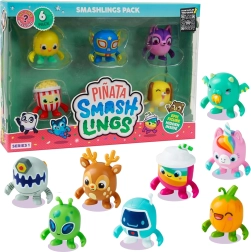 Piñata smashlings – σετ 6 τυχαίων φιγούρων με πλασματάκια, Σειρά 1