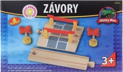Σιδηροδρομική διάβαση με μπάρες και σήματα