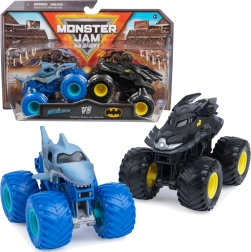Monster Jam σετ 2 monster trucks 1:64 Megalodon vs Batman