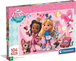 Παιδικό παζλ 104 κομματιών Clementoni Disney Alice's Wonderland Bakery