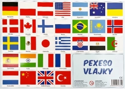 Παιχνίδι μνήμης (Pexeso) με σημαίες κρατών