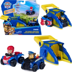Paw Patrol Pup Squad πίστα εκτόξευσης Chase με οχήματα