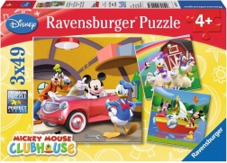 Παζλ RAVENSBURGER MICKEYHO KLUBÍK 3×49 κομμάτια